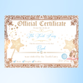 Tooth Fairy Certificate | Blue Theme