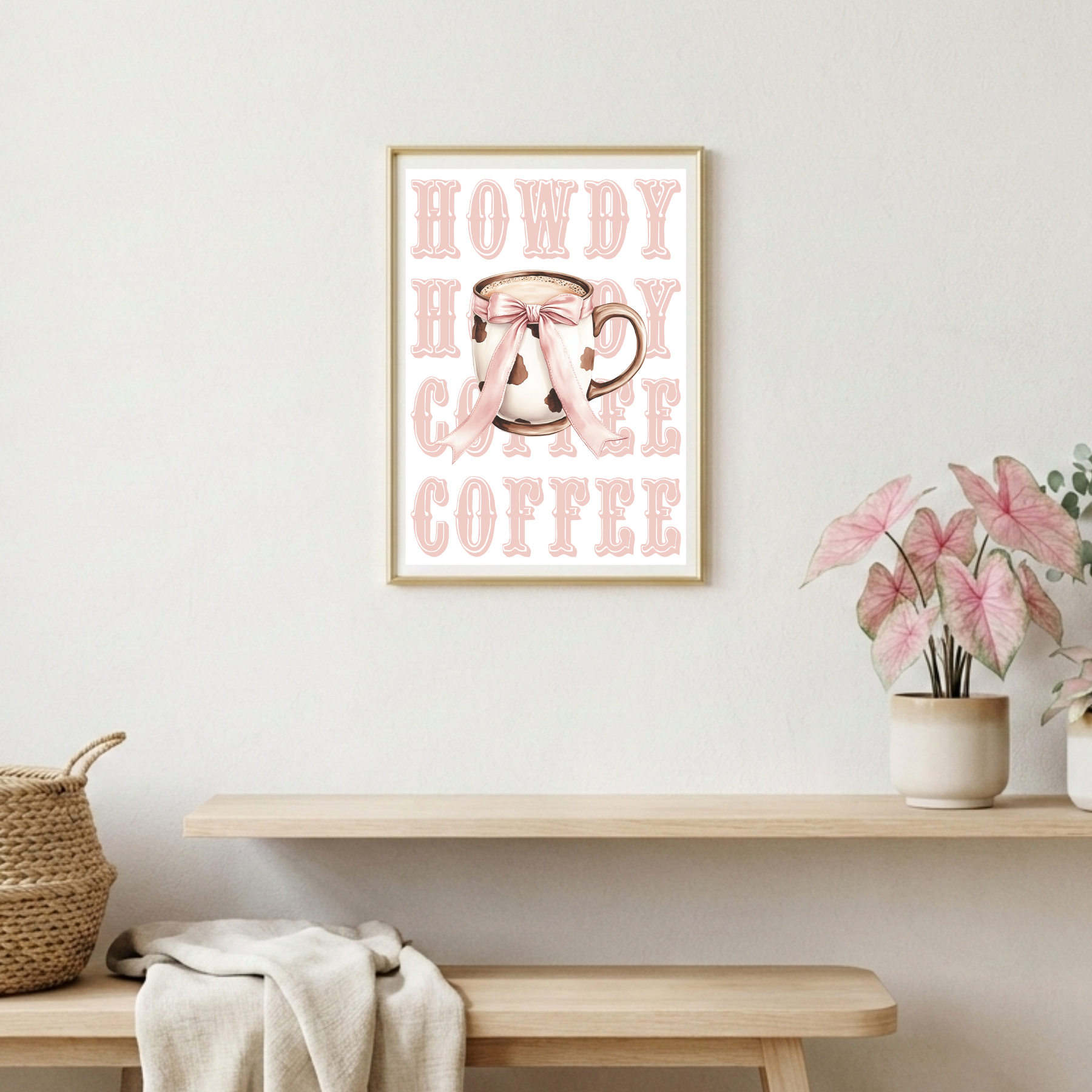Howdy Coffee A4 Print