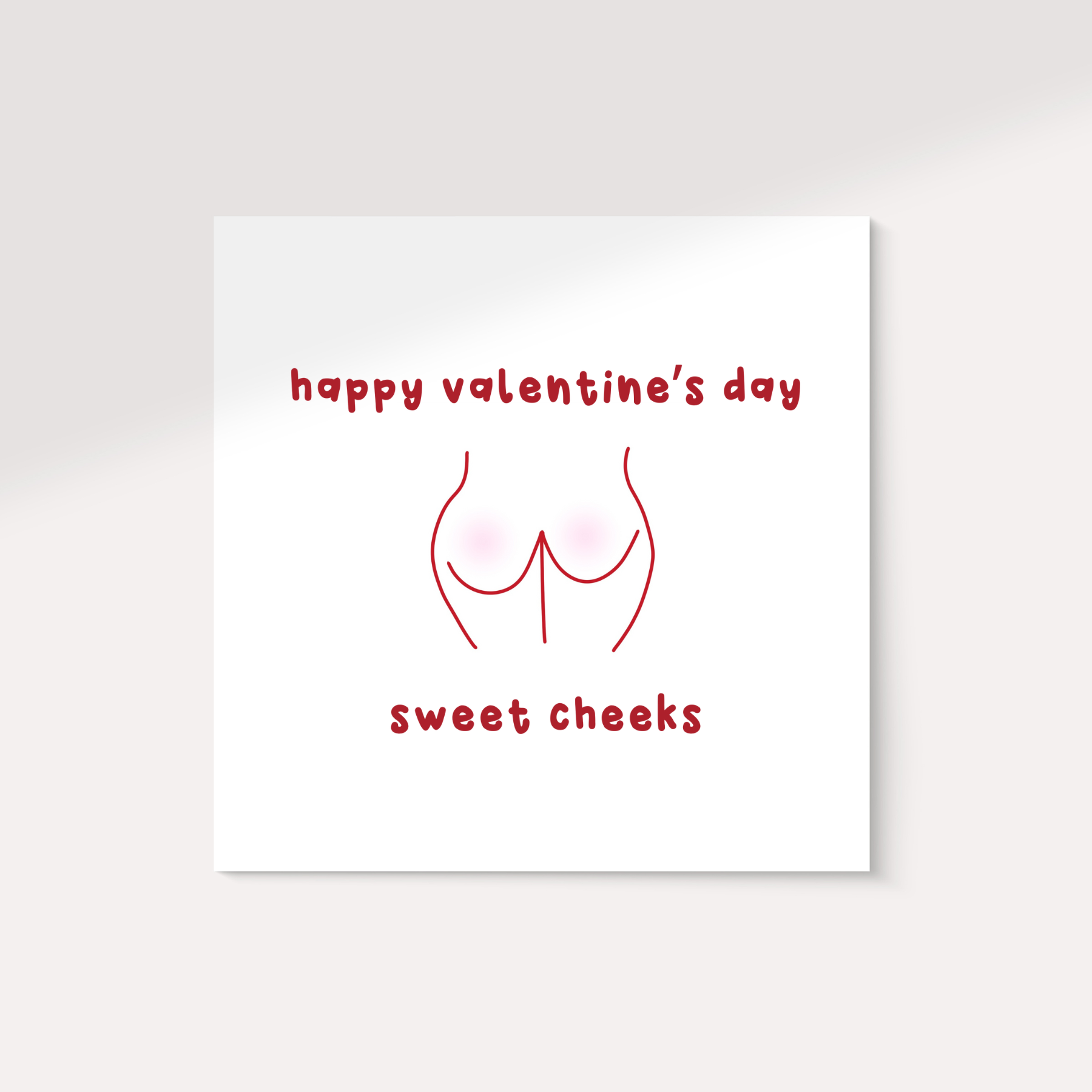 Sweet Cheeks Greeting Card